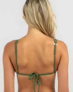 Bikinis*Kaiami Sharni Triangle Bikini Top Palm