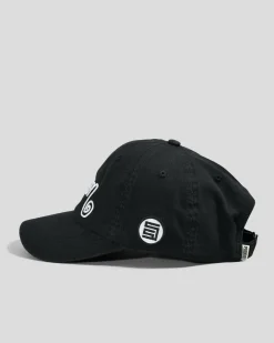 Headwear*S-Double Shawn Script Strapback Cap Black