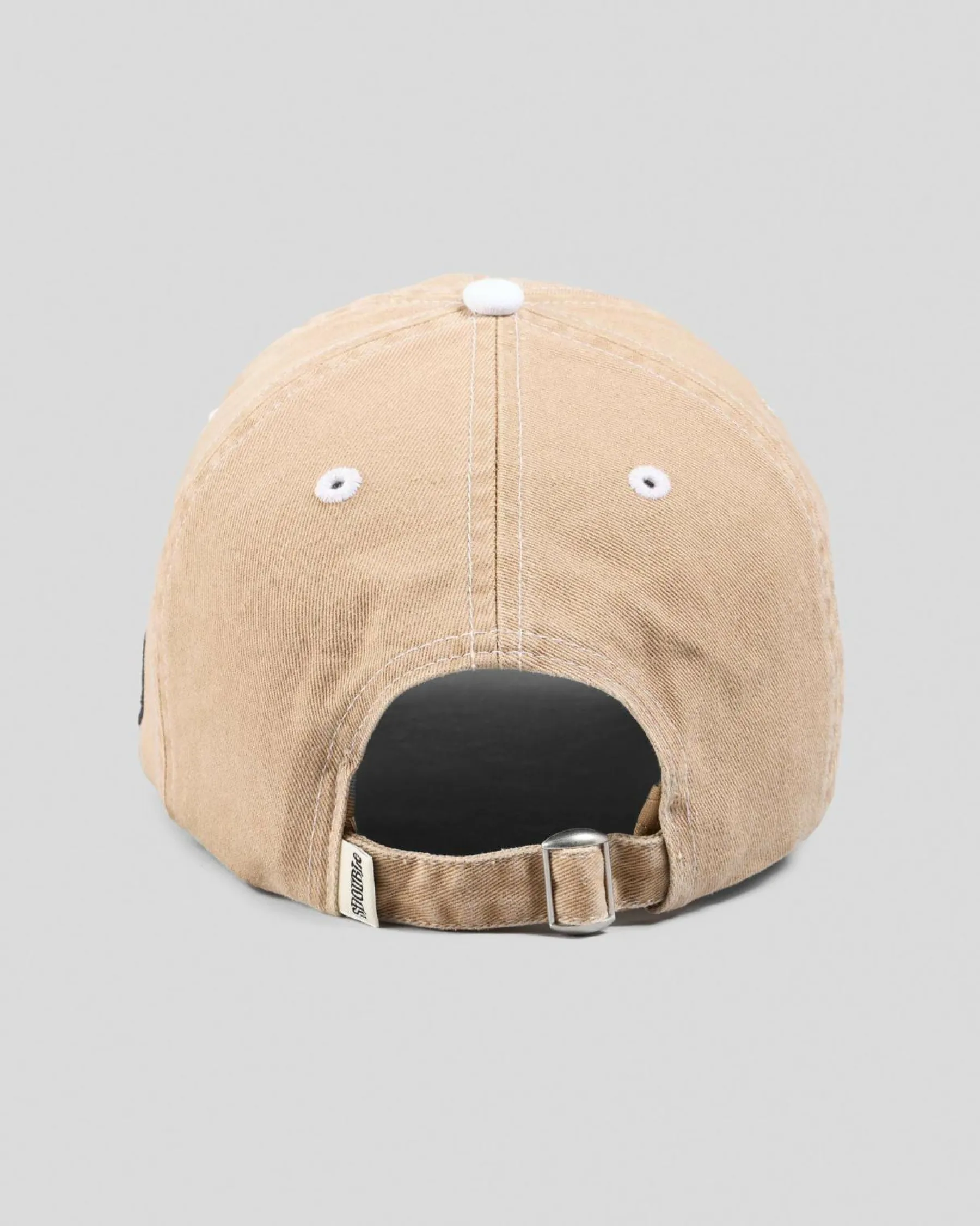 Headwear*S-Double Shawn Script Strapback Cap Sand