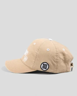 Headwear*S-Double Shawn Script Strapback Cap Sand