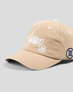 Headwear*S-Double Shawn Script Strapback Cap Sand