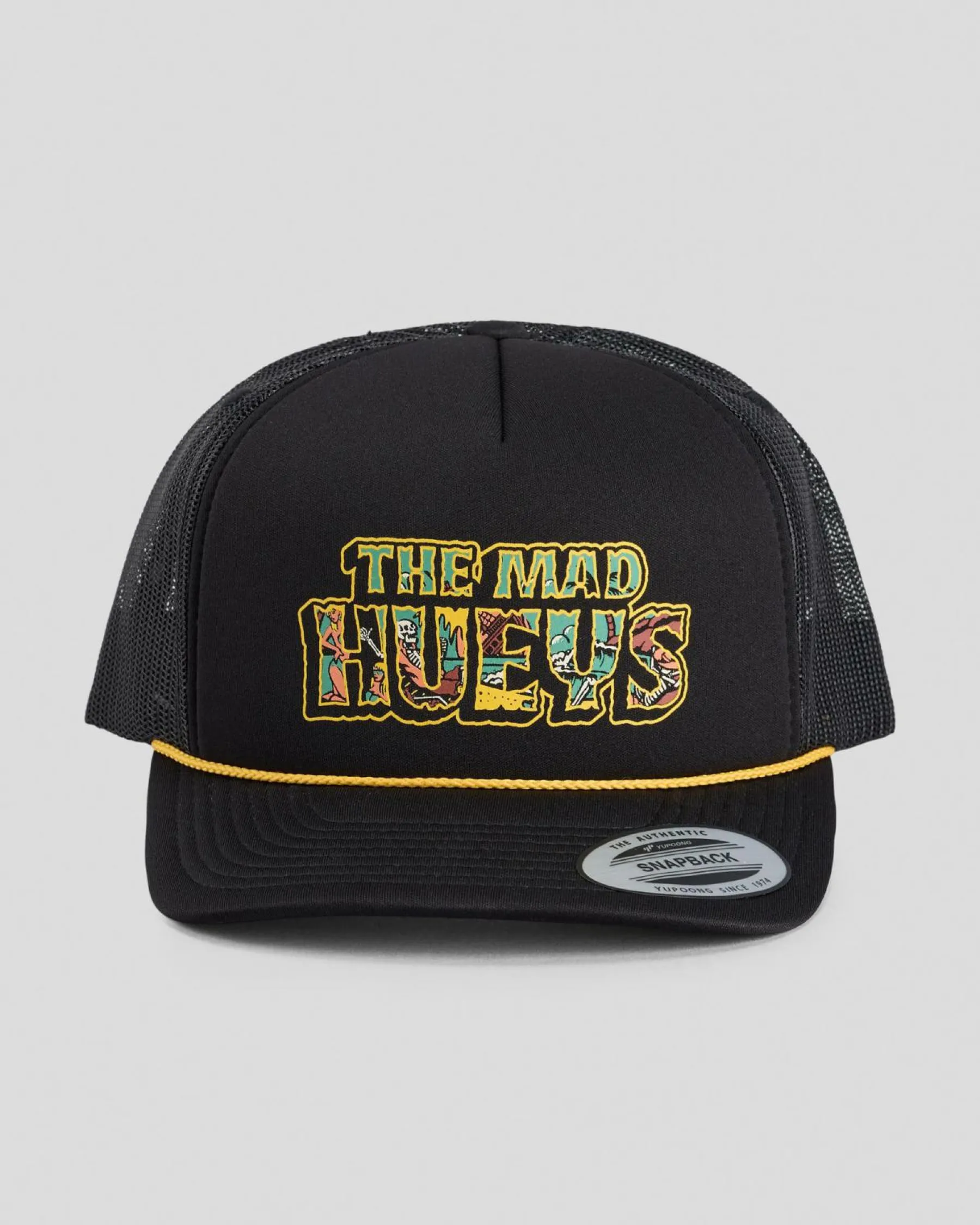 Headwear*The Mad Hueys She'll Be Right Trucker Cap Black