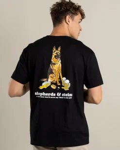 Tops & T-Shirts*Frothies Sheperds & Steins T-Shirt Black