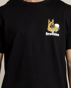 Tops & T-Shirts*Frothies Sheperds & Steins T-Shirt Black