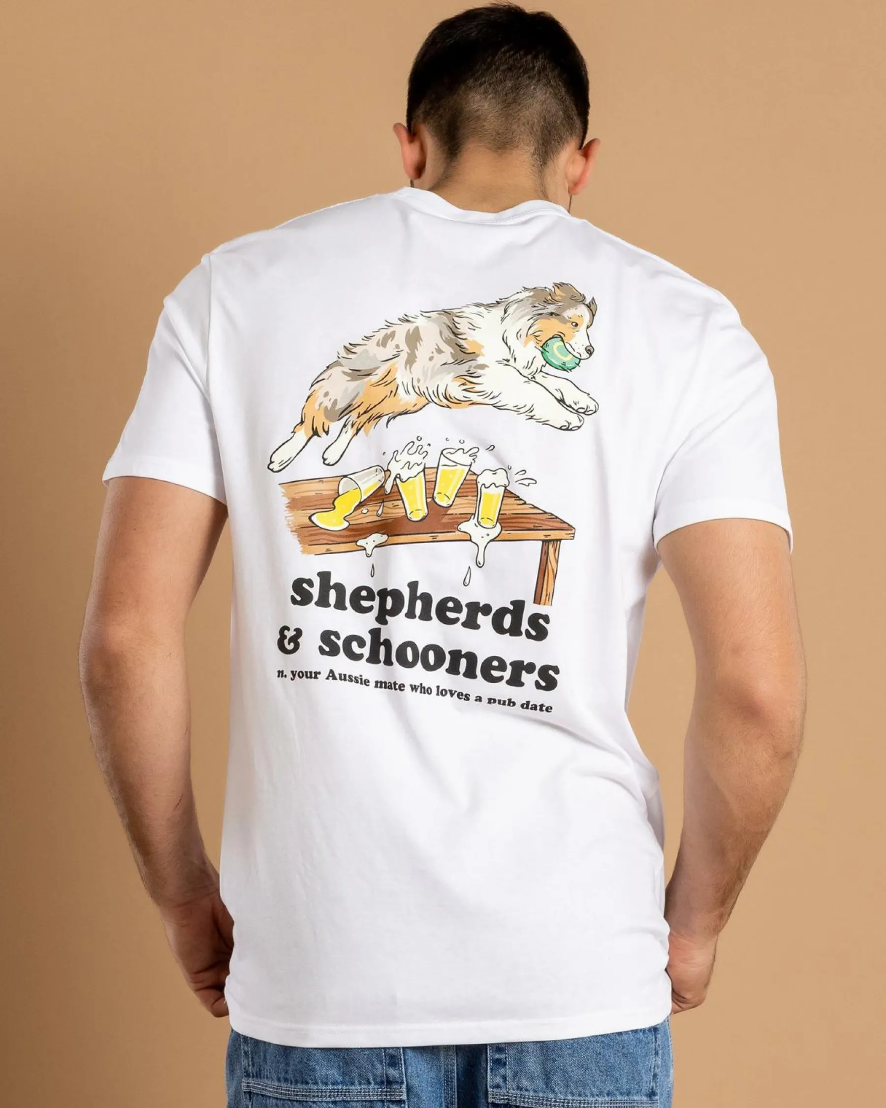 Tops & T-Shirts*Frothies Shepherds & Schooners T-Shirt White