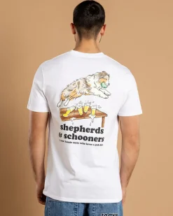 Tops & T-Shirts*Frothies Shepherds & Schooners T-Shirt White