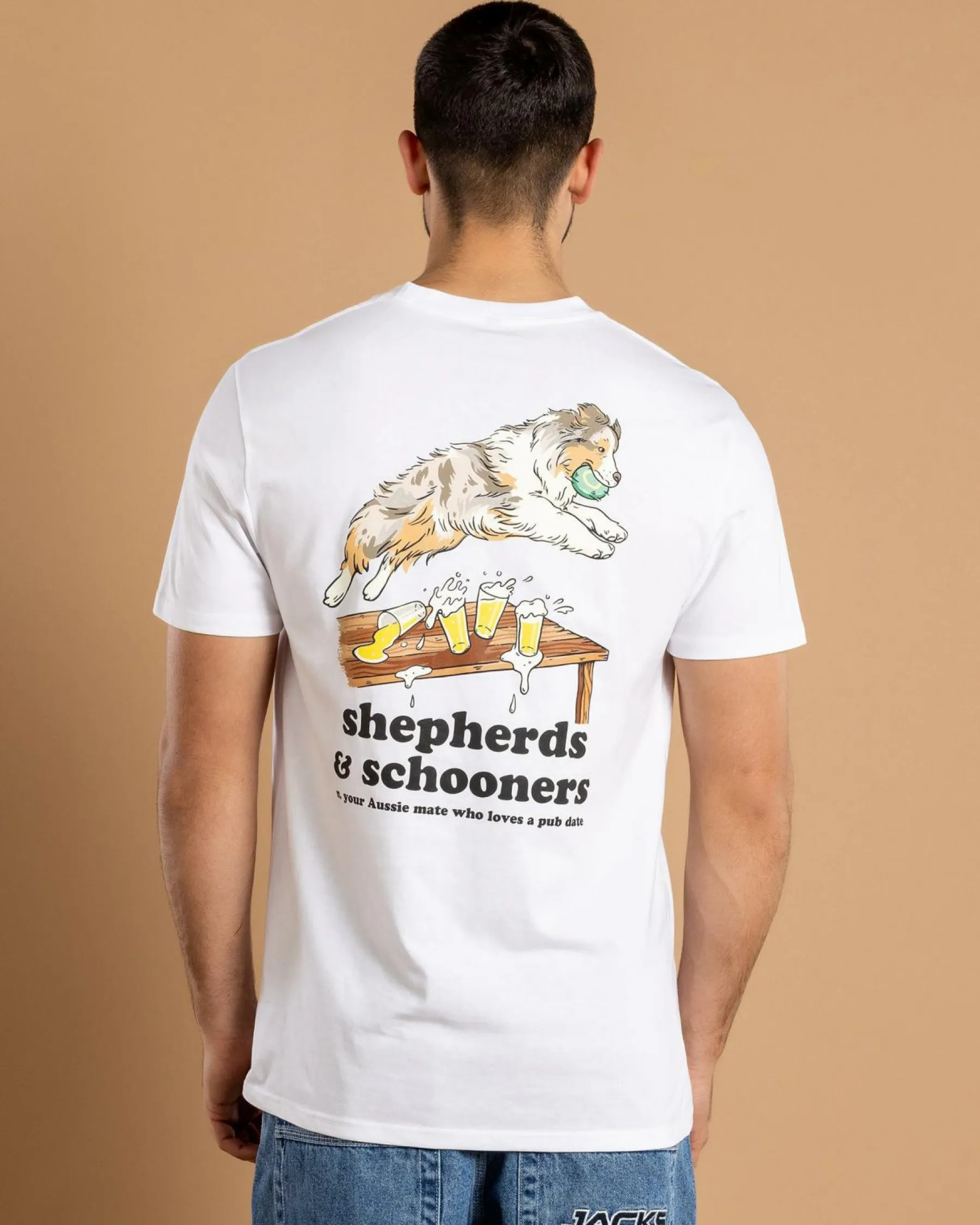 Tops & T-Shirts*Frothies Shepherds & Schooners T-Shirt White