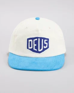 Headwear*Deus Ex Machina Shield Cord Snapback Cap Wave Ride Blue