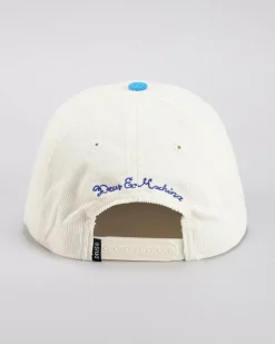 Headwear*Deus Ex Machina Shield Cord Snapback Cap Wave Ride Blue
