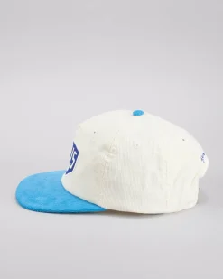 Headwear*Deus Ex Machina Shield Cord Snapback Cap Wave Ride Blue
