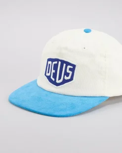 Headwear*Deus Ex Machina Shield Cord Snapback Cap Wave Ride Blue