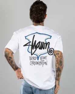 Tops & T-Shirts*S-Double Shield T-Shirt White