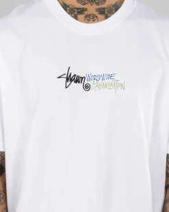 Tops & T-Shirts*S-Double Shield T-Shirt White