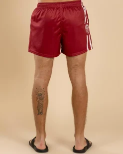 Shorts & Bottoms*Salty Life Shimmy Footy Shorts Maroon