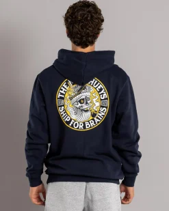 Hoodies & Sweatshirts*The Mad Hueys Ship For Brains Hoodie Navy