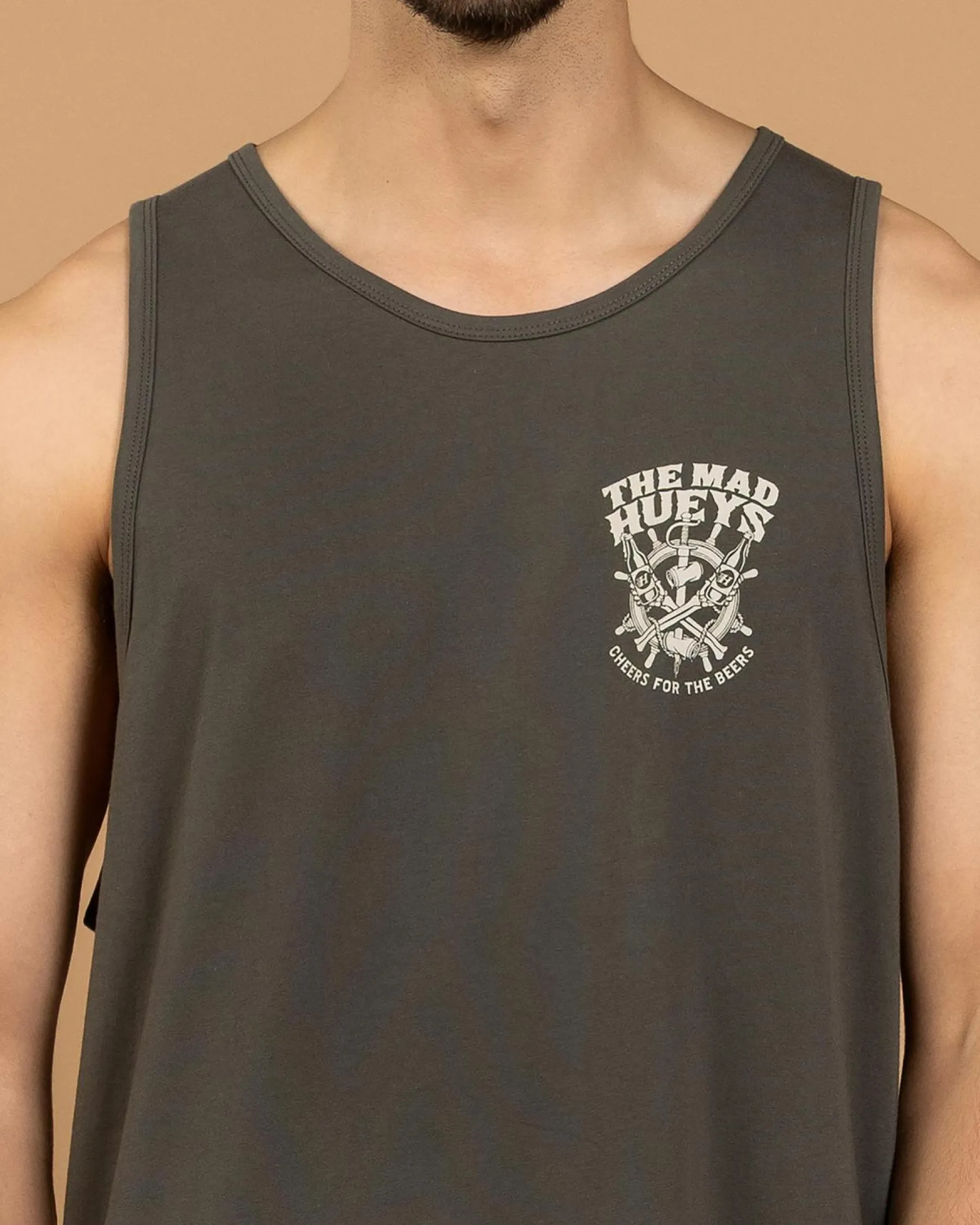 Hot Ship Wheel Beers Singlet Tops & T-Shirts