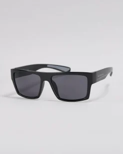 Sunglasses*Quiksilver Shipwreck Sunglasses Black/ Smoke Solid