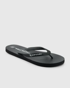 Flip Flops & Sandals*Rip Curl Shock Bloom Open Toe Black