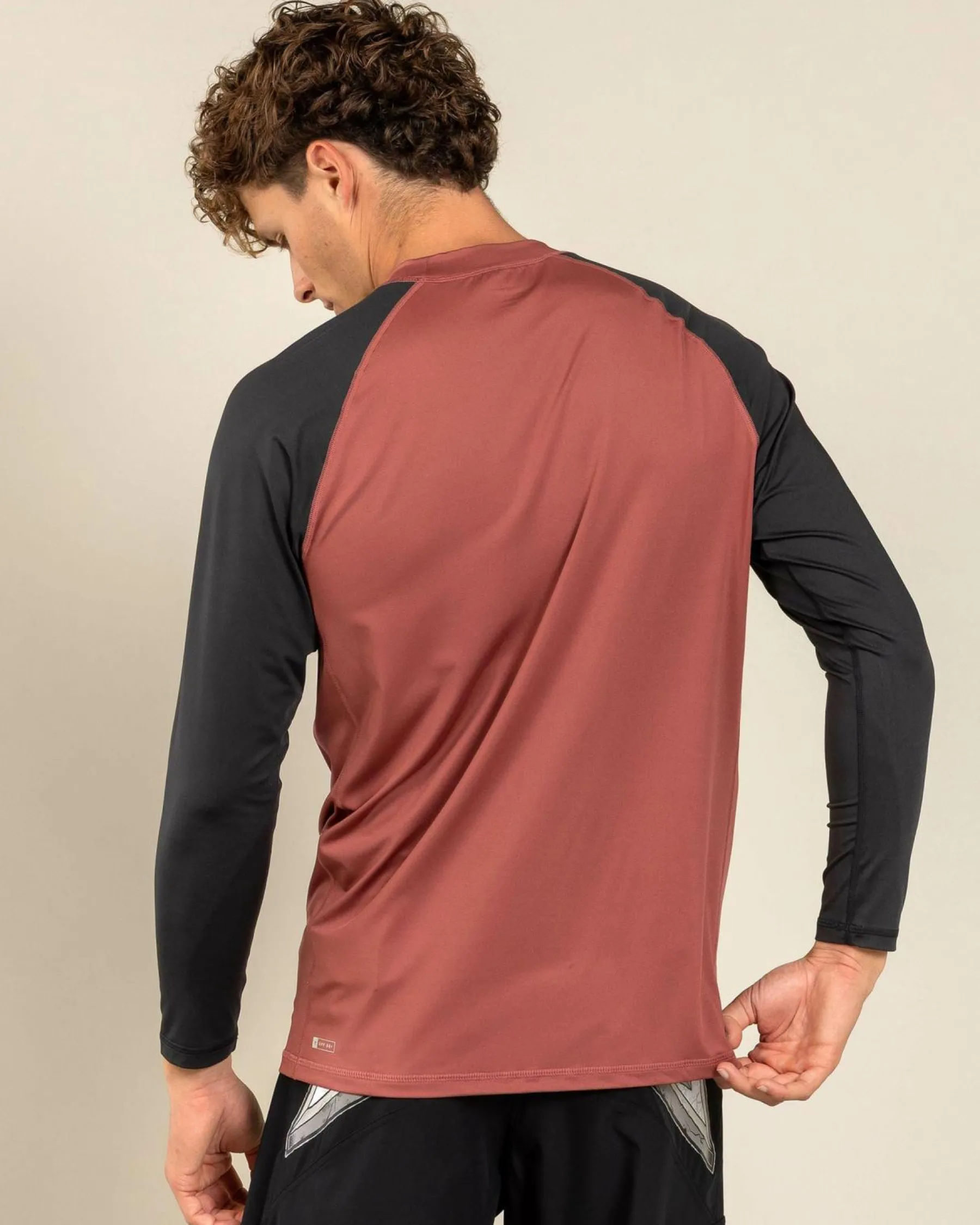 Rashies*Rip Curl Shock UPF Long Sleeve Rash Vest Apple Butter
