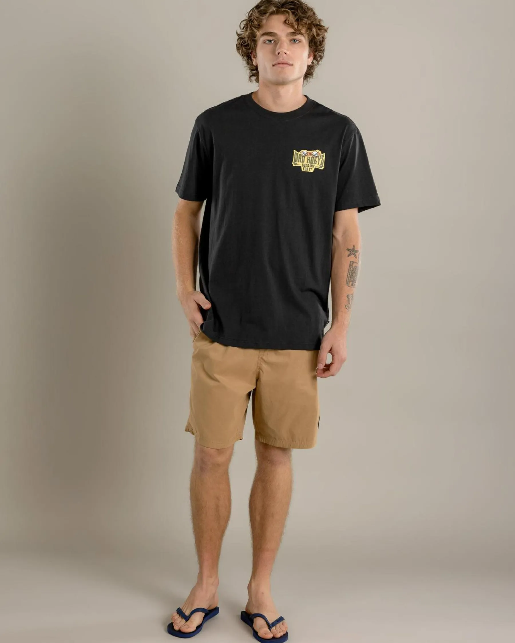 Tops & T-Shirts*The Mad Hueys Shoey Sesh T-Shirt Vintage Black