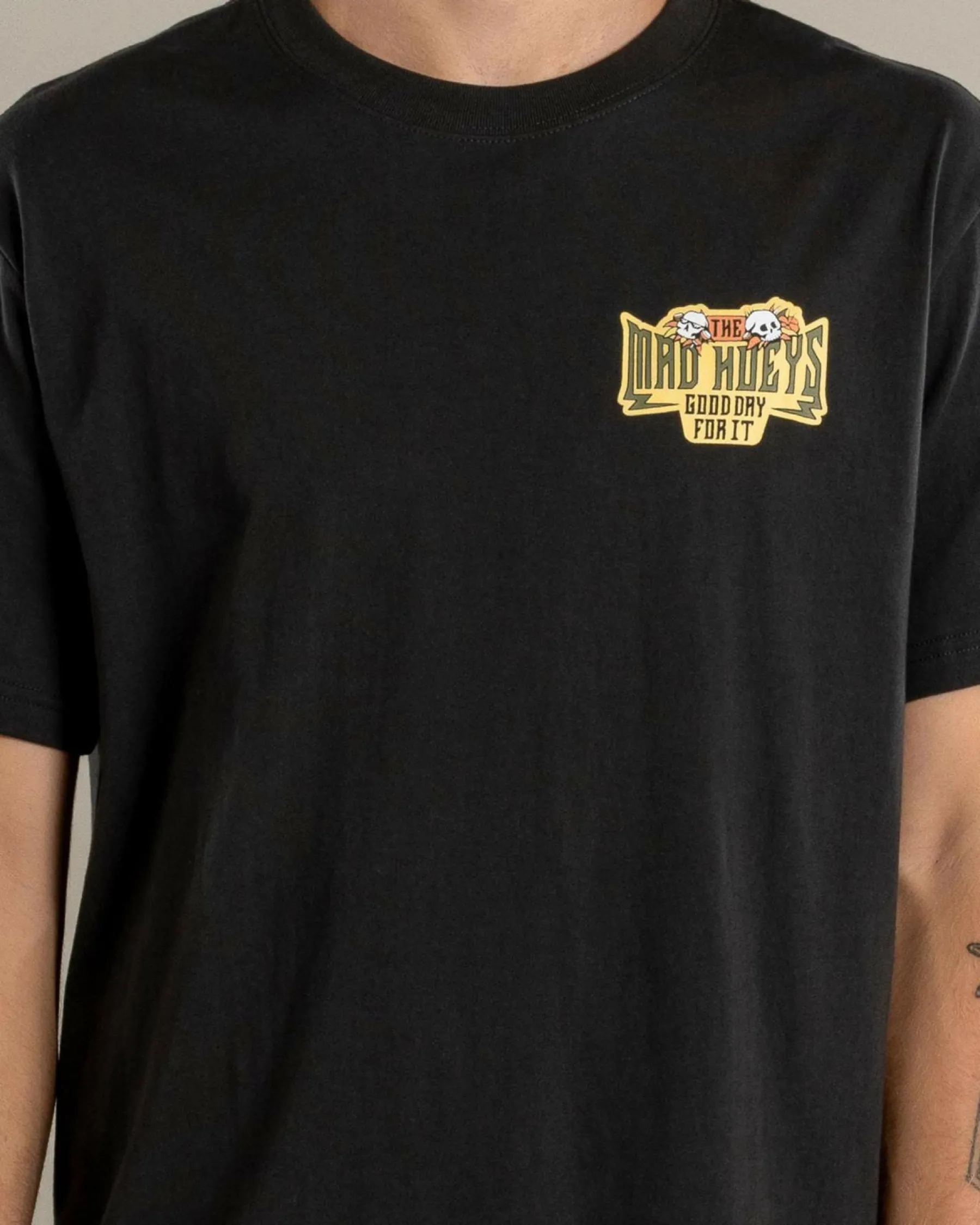 Tops & T-Shirts*The Mad Hueys Shoey Sesh T-Shirt Vintage Black