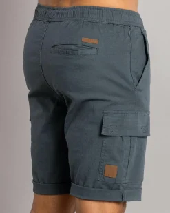 Shorts & Bottoms*Lucid Shroud Elastic Waist Shorts Slate Blue