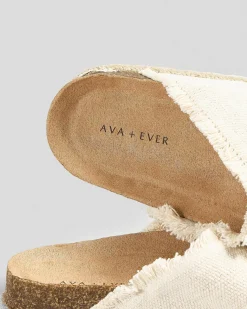 Sandals*Ava And Ever Sierra Slide Sandals Natural