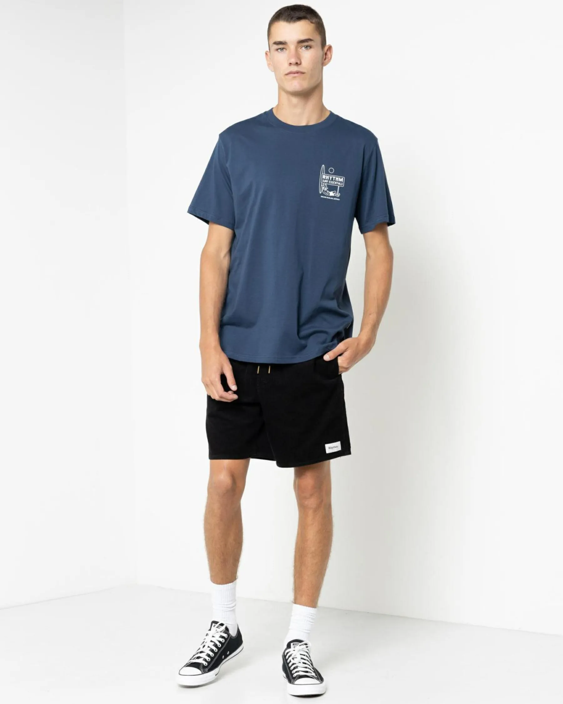 Tops & T-Shirts*Rhythm Siesta T-Shirt Navy