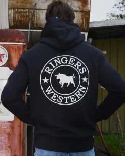 Online Signature Bull Hoodie Hoodies & Sweatshirts