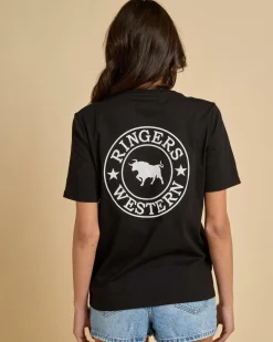 New Signature Bull Loose Fit T-Shirt Women Tops