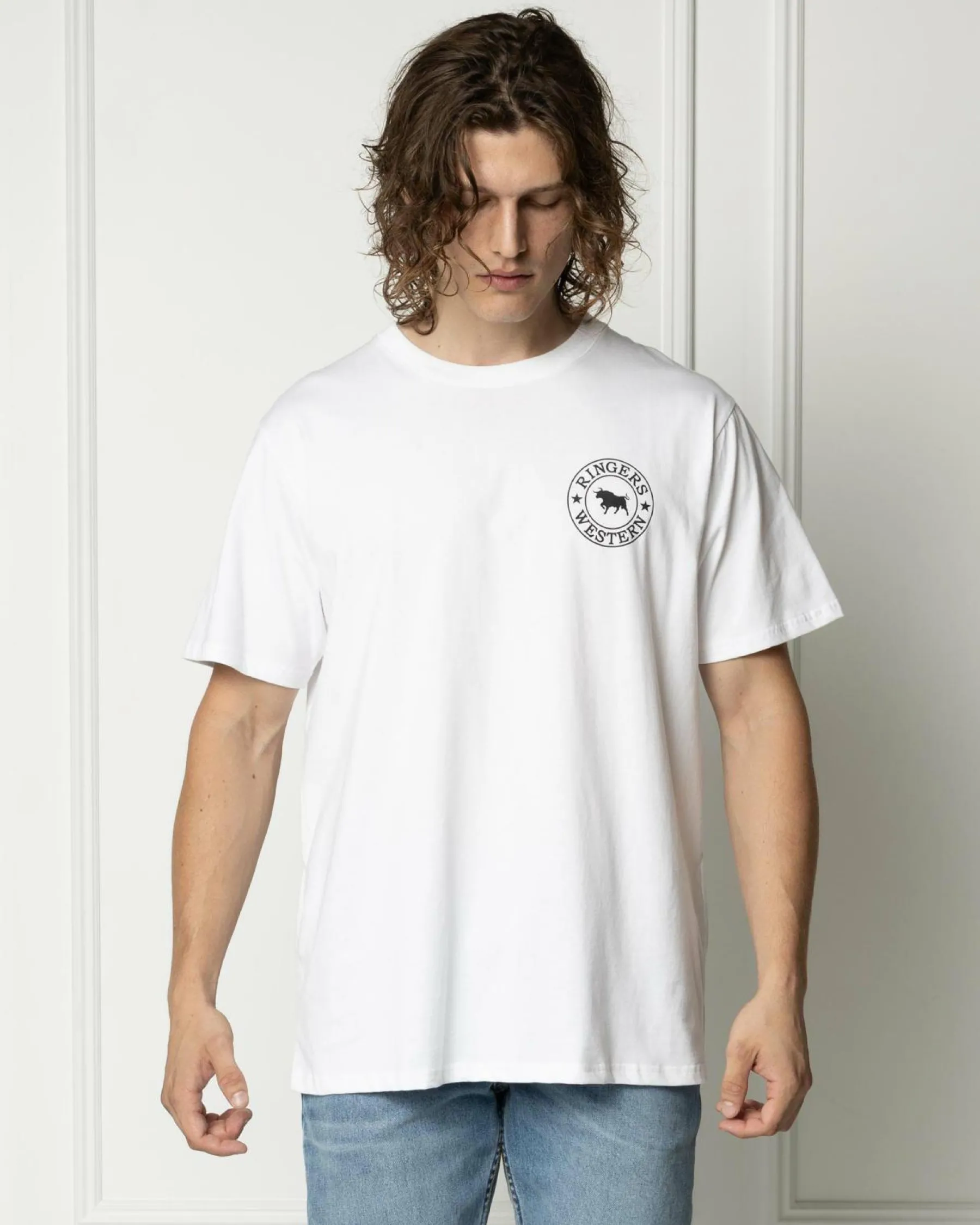 Signature Bull Relaxed T-Shirt Tops & T-Shirts