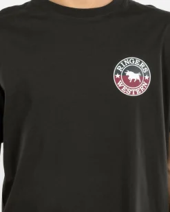 Tops & T-Shirts*Ringers Western Signature Bull Standard T-Shirt Charcoal Split