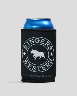 Gifts & Novelty|Bottles & Lunch Boxes*Ringers Western Signature Bull Stubby Cooler Black