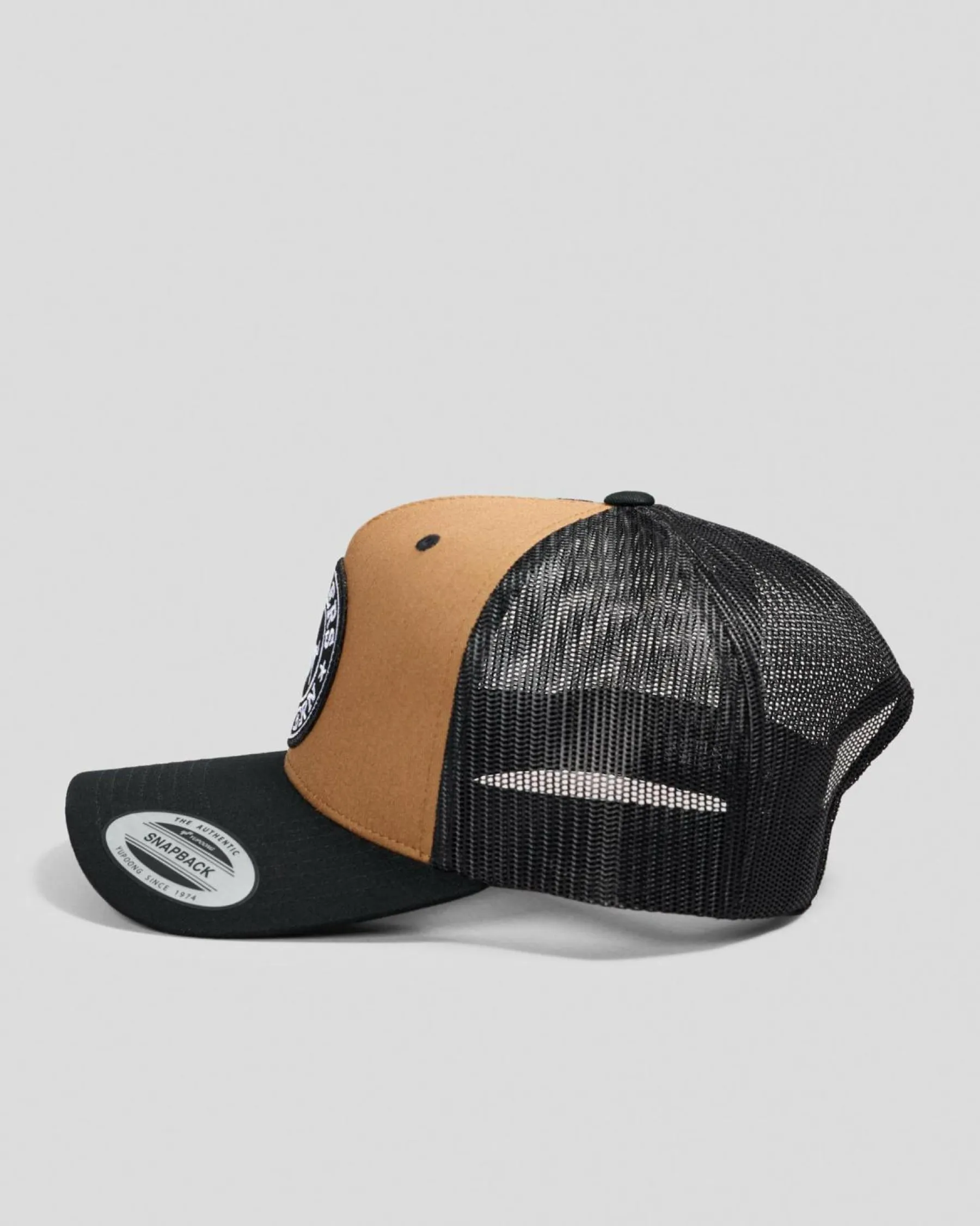 Headwear*Ringers Western Signature Bull Trucker Cap Clay/black