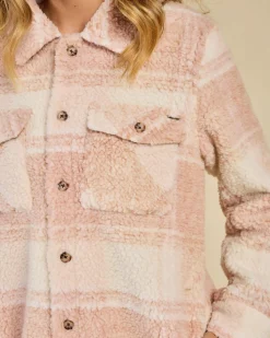 Clearance Silent Sherpa Jacket Women Jackets & Coats