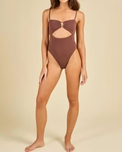 Hot Silvena One-Piece Swimsuit Women One Pieces