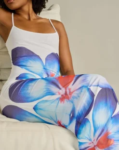 Dresses*Ava And Ever Simmi Maxi Dress White/blue Floral