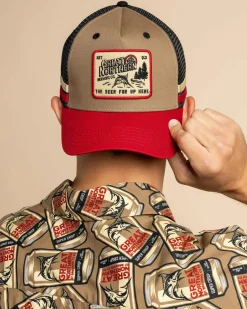 Headwear*Great Northern Simple Life Trucker Cap Rust