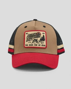 Headwear*Great Northern Simple Life Trucker Cap Rust