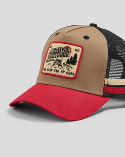 Headwear*Great Northern Simple Life Trucker Cap Rust