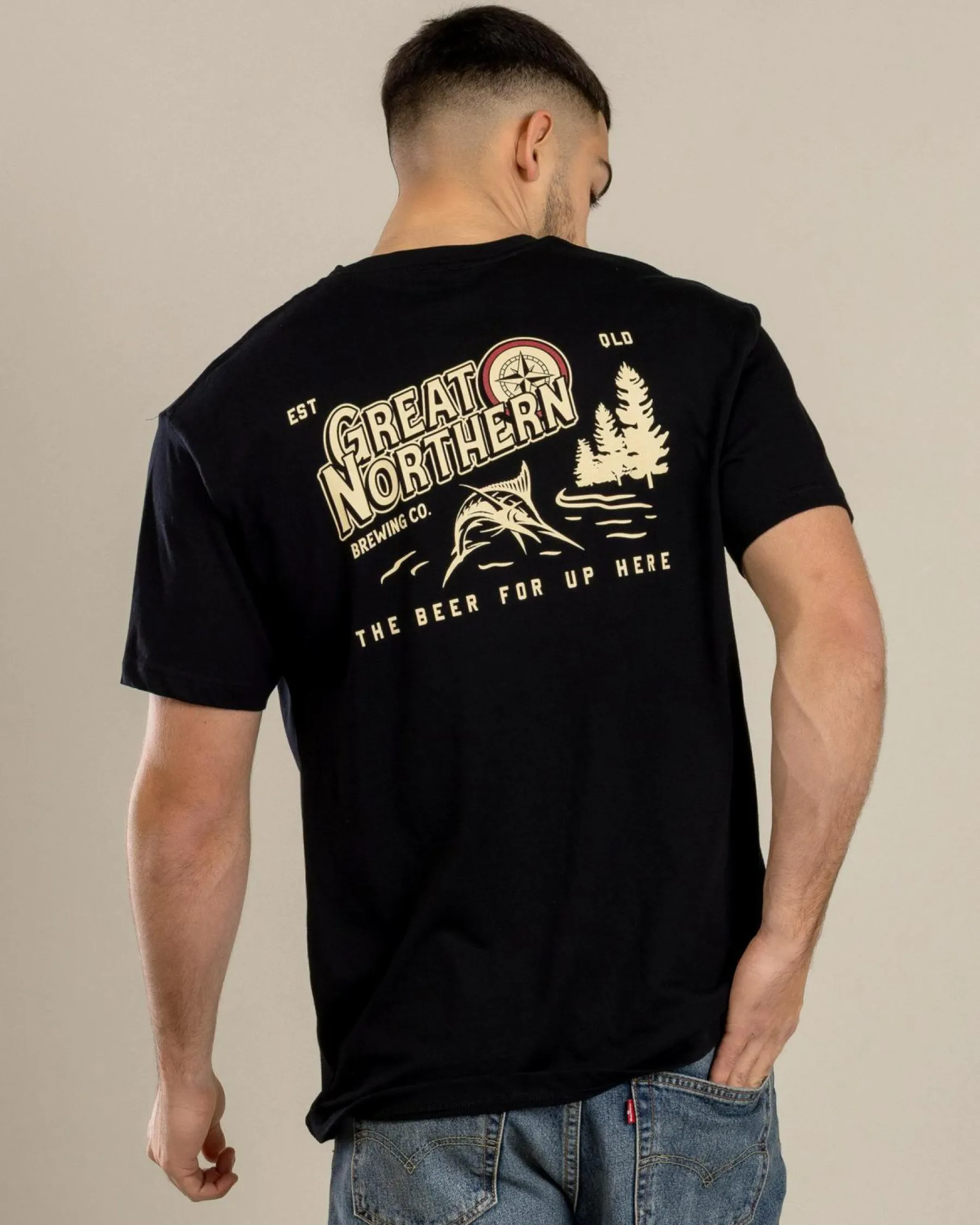 Tops & T-Shirts*Great Northern Simple Life T-Shirt Black