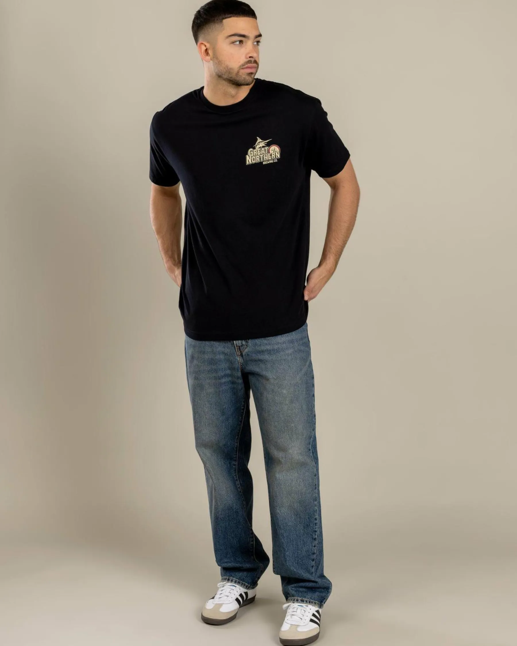 Tops & T-Shirts*Great Northern Simple Life T-Shirt Black