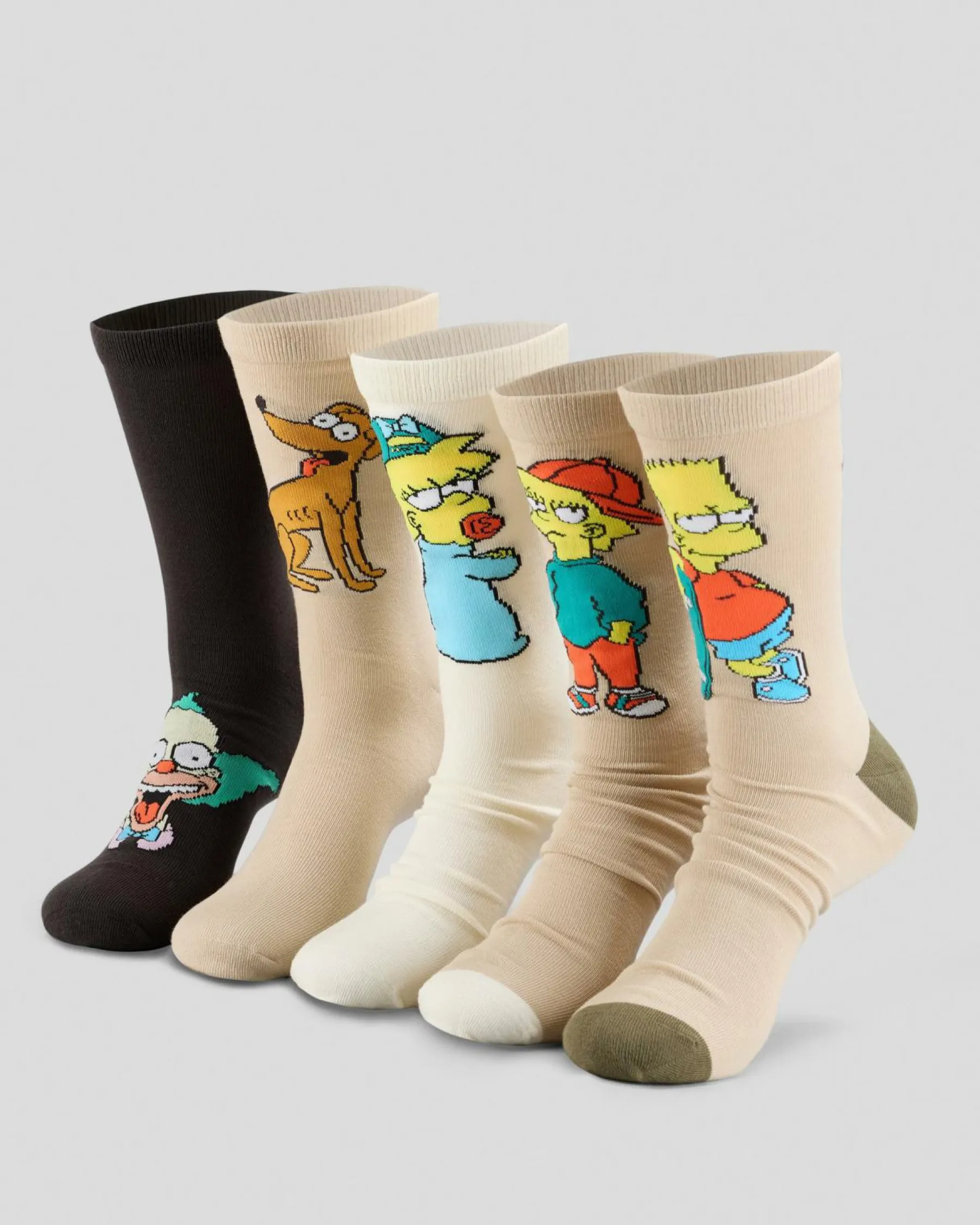 Online Simpsons 5 Pack Socks Socks