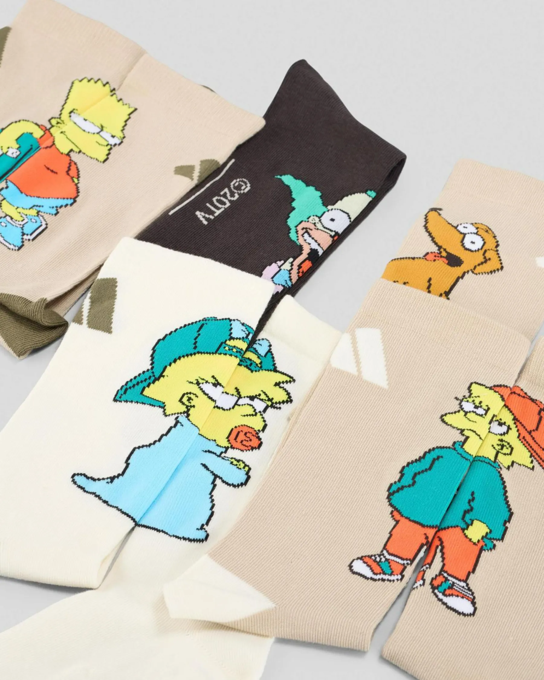 Online Simpsons 5 Pack Socks Socks