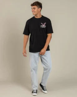 Tops & T-Shirts*Nena & Pasadena Simulation Box Fit T-Shirt Jet Black