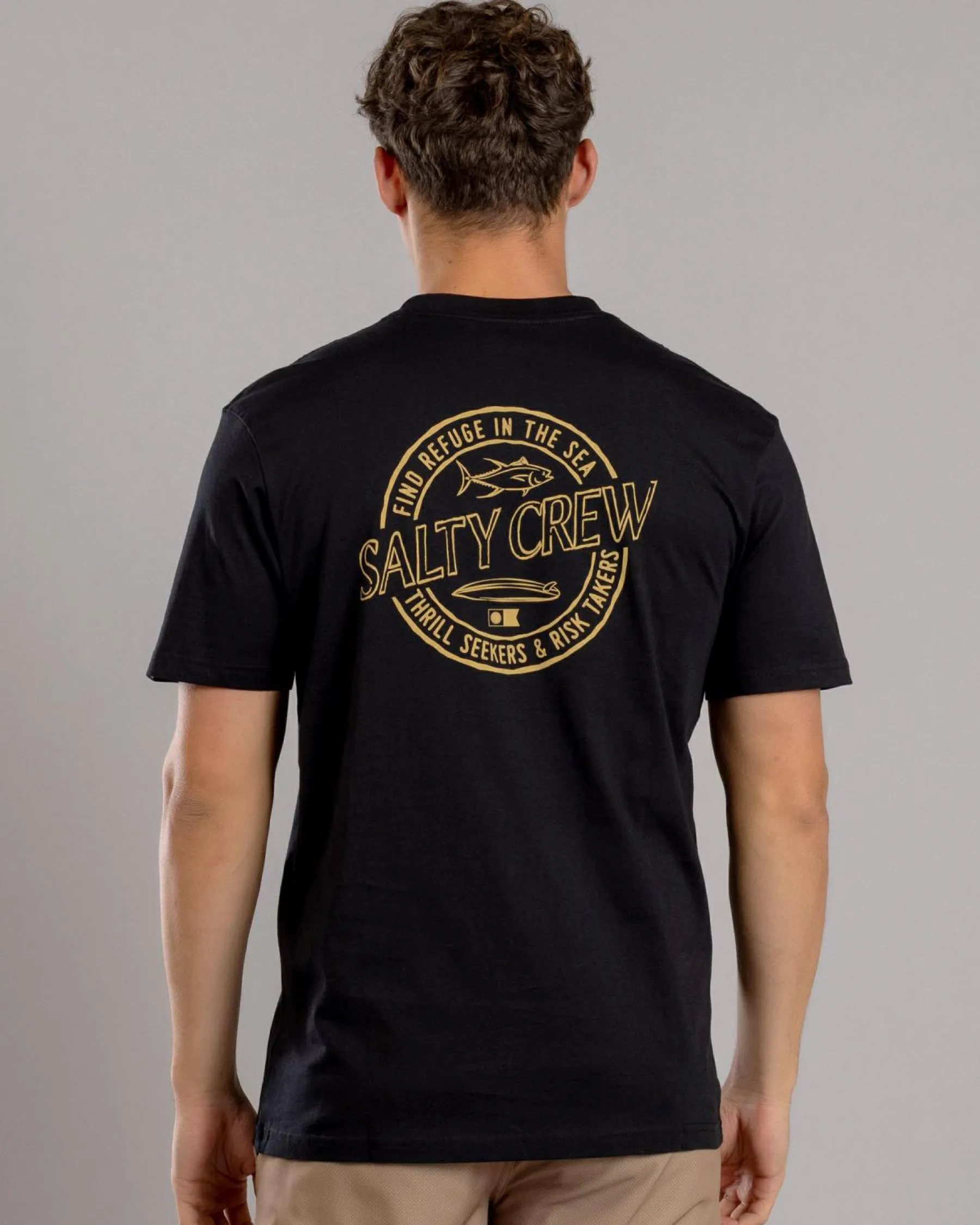 Tops & T-Shirts*Salty Crew Skewed Premium T-Shirt Black