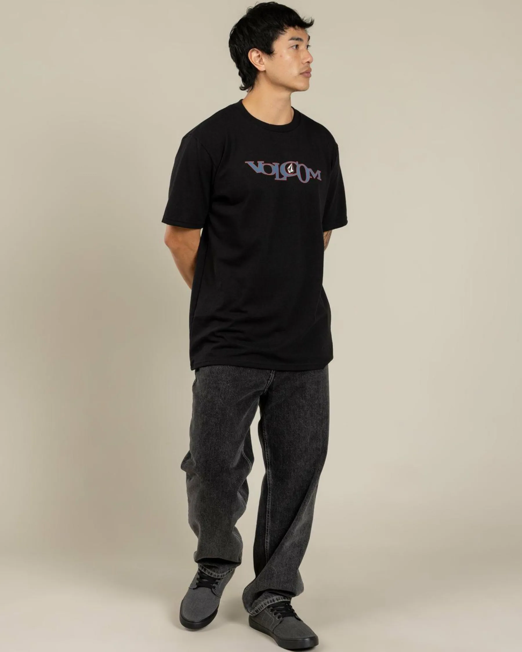 Tops & T-Shirts*Volcom Skidder T-Shirt Black