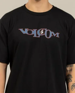 Tops & T-Shirts*Volcom Skidder T-Shirt Black