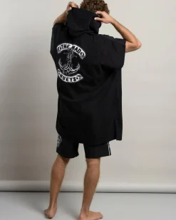 Beach Accessories & Towels*The Mad Hueys Skull Anchor Hooded Beach Towel Black