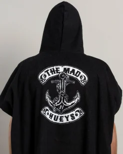 Beach Accessories & Towels*The Mad Hueys Skull Anchor Hooded Beach Towel Black